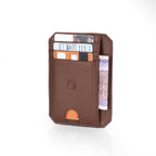 G7 SHARP PATTERN MEN'S LEATHER CARD WALLET