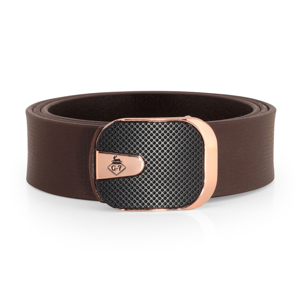 G7 ARLO MEN'S BROWN LEATHER BELT FOR MEN