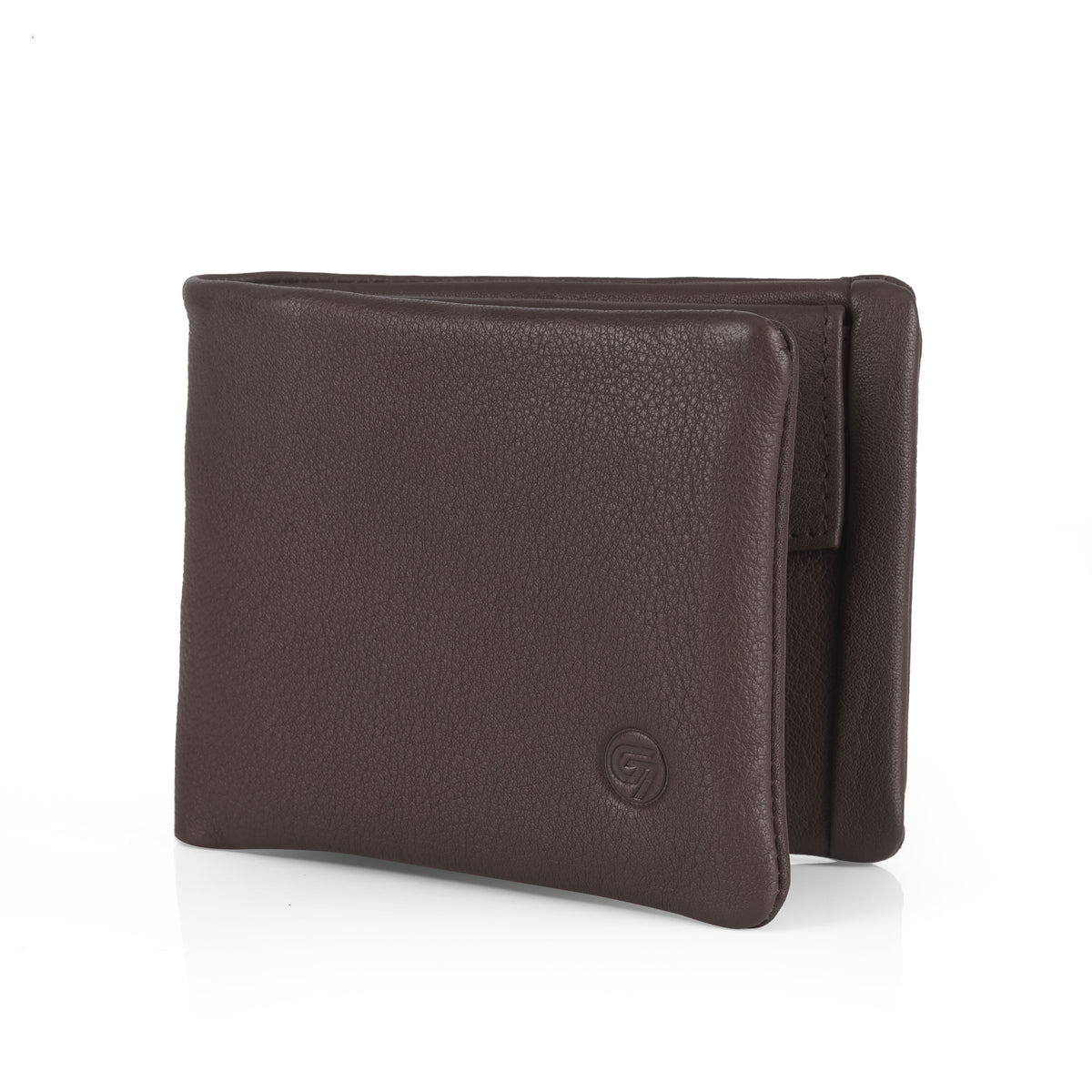 G7 CROSS PATTERN MEN'S LEATHER WALLET