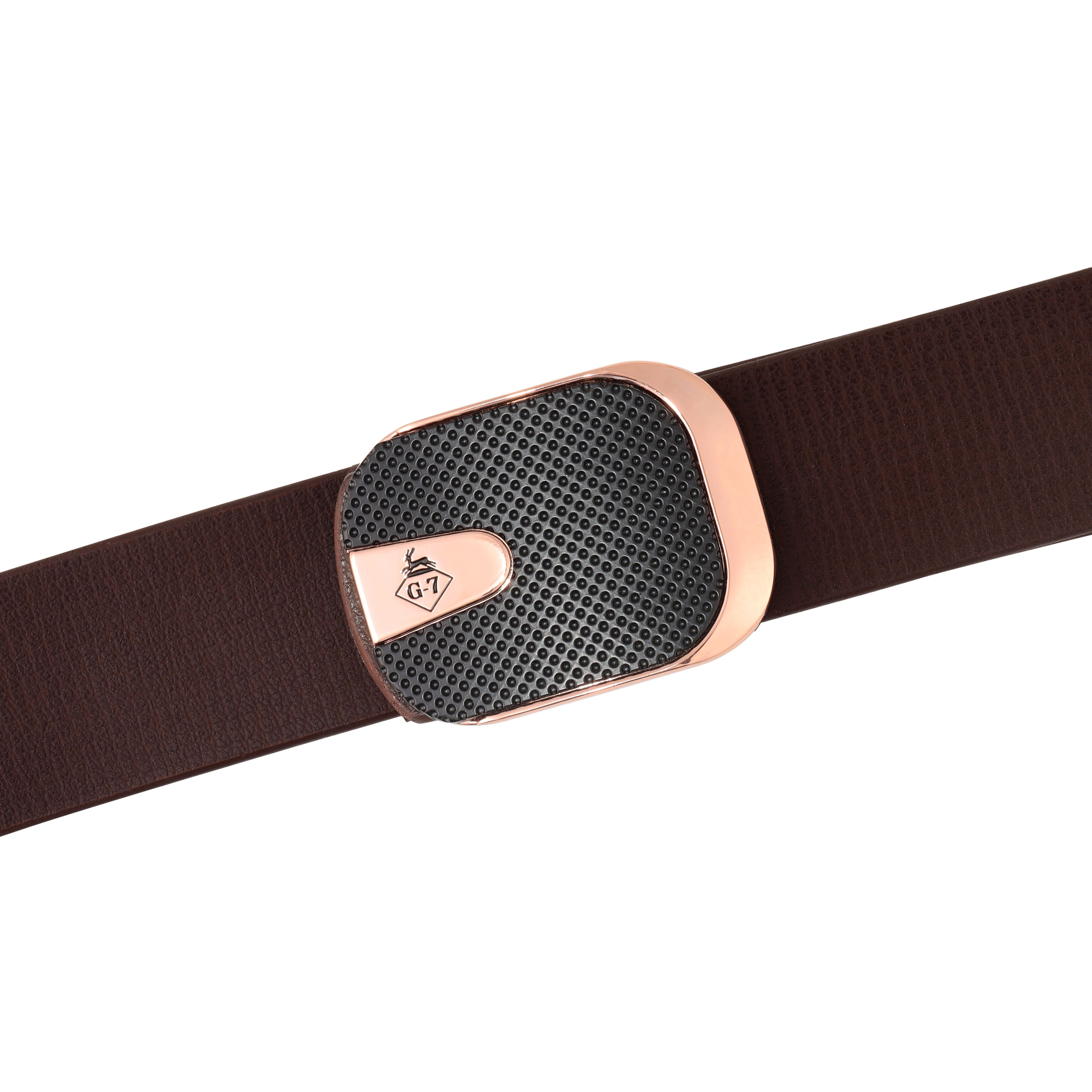 G7 ARLO MEN'S BROWN LEATHER BELT FOR MEN