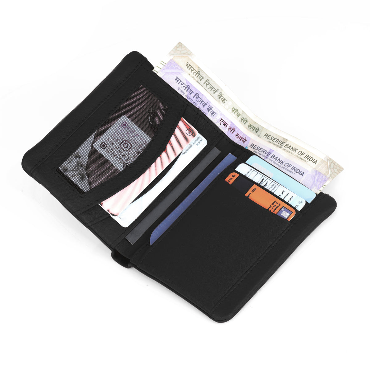 G7 PEFFLE PATTERN MEN'S LEATHER WALLET