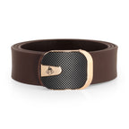 G7 ARLO MEN'S TAN LEATHER BELT FOR MEN