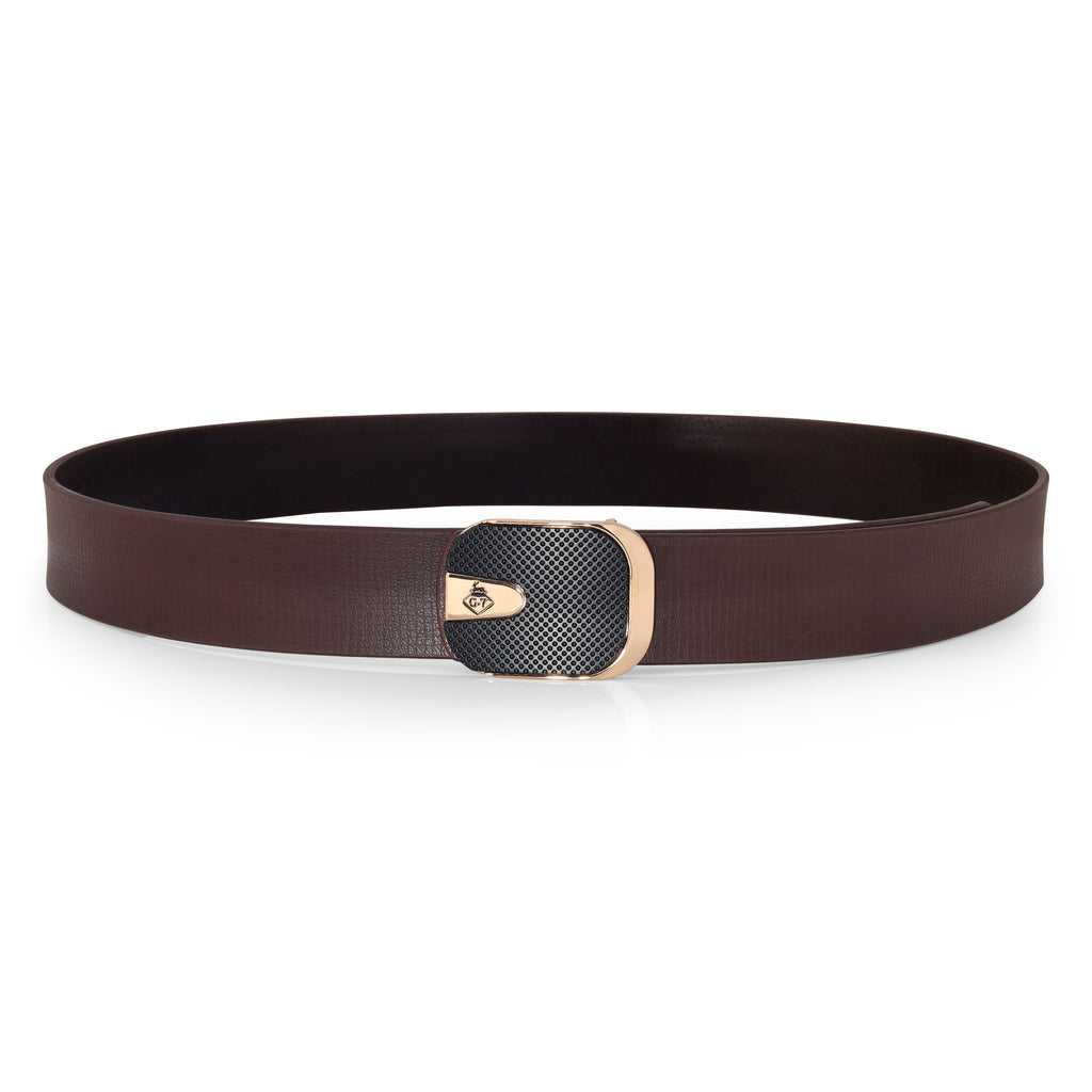 G7 ARLO MEN'S TAN LEATHER BELT FOR MEN