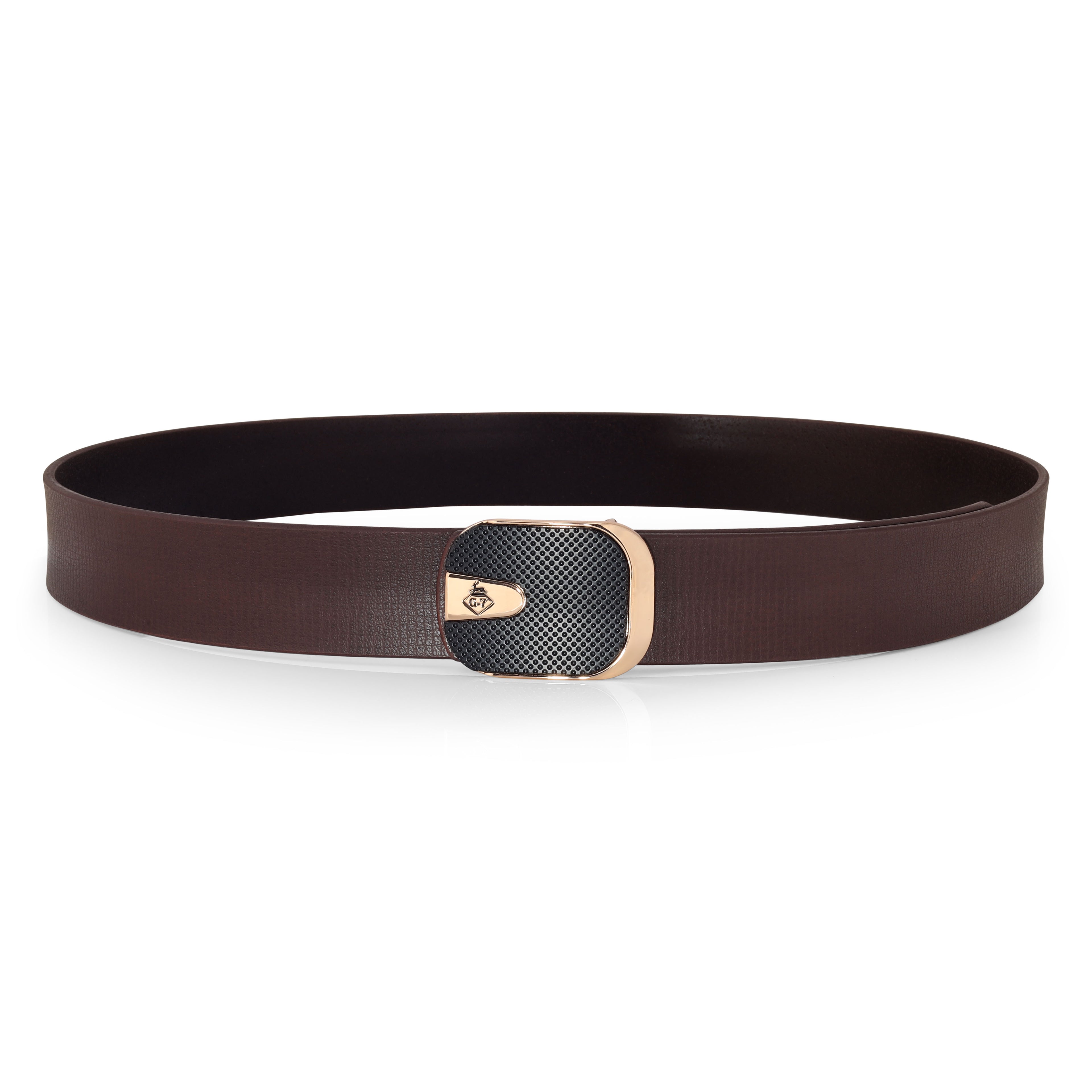 G7 ARLO MEN'S TAN LEATHER BELT FOR MEN