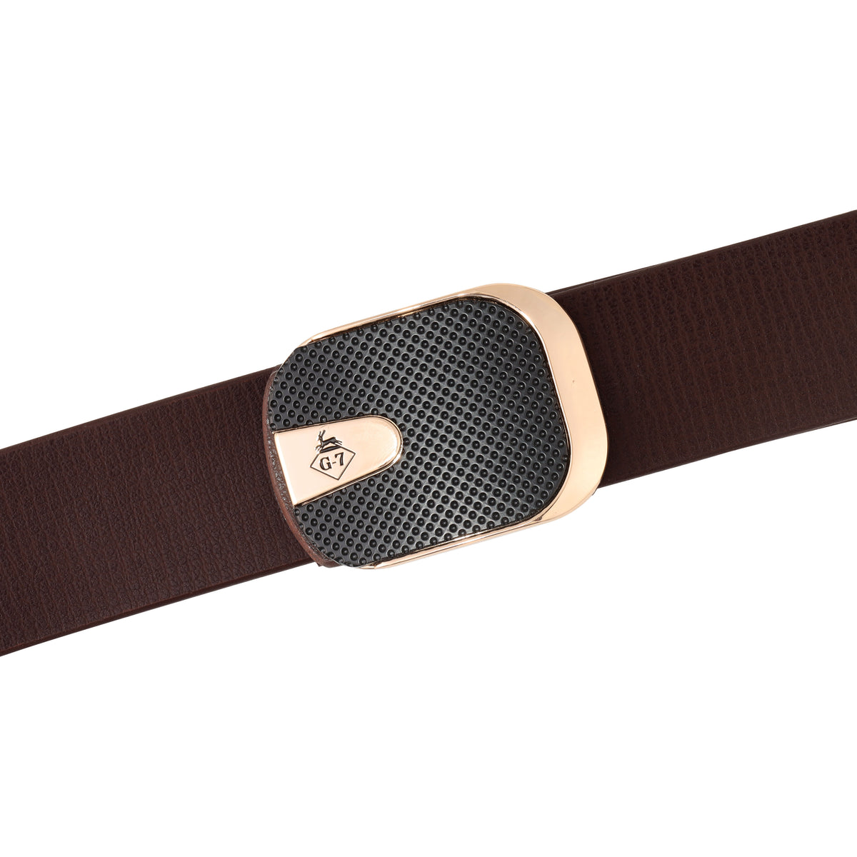 G7 ARLO MEN'S TAN LEATHER BELT FOR MEN