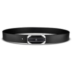 G7 EVANS MEN'S BLACK LEATHER BELT FOR MEN