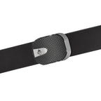 G7 ARLO MEN'S BLACK & SILVER LEATHER BELT FOR MEN