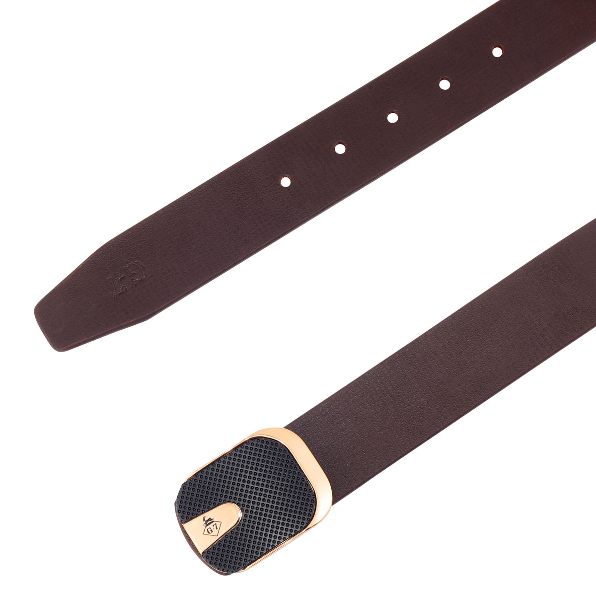 G7 ARLO MEN'S TAN LEATHER BELT FOR MEN