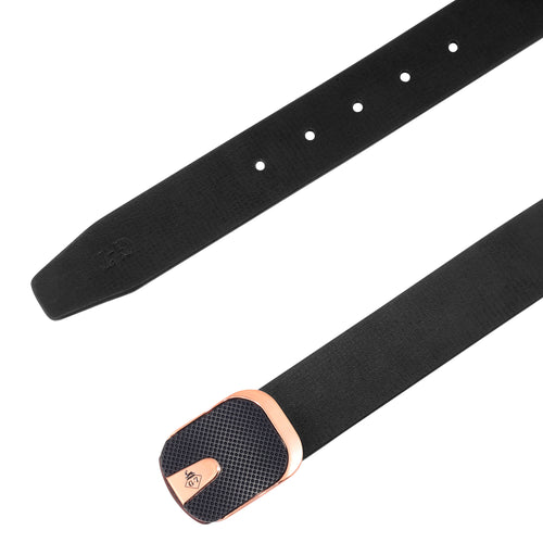 G7 ARLO MEN'S BLACK LEATHER BELT FOR MEN