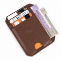 G7 SHARP PATTERN MEN'S LEATHER CARD WALLET