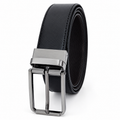 G7 WILLIAM MEN'S BLACK PU LEATHER BELT FOR MEN