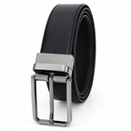 G7 WILLIAM MEN'S BLACK PU LEATHER BELT FOR MEN