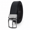 G7 MARK MEN'S BLACK PU LEATHER BELT FOR MEN