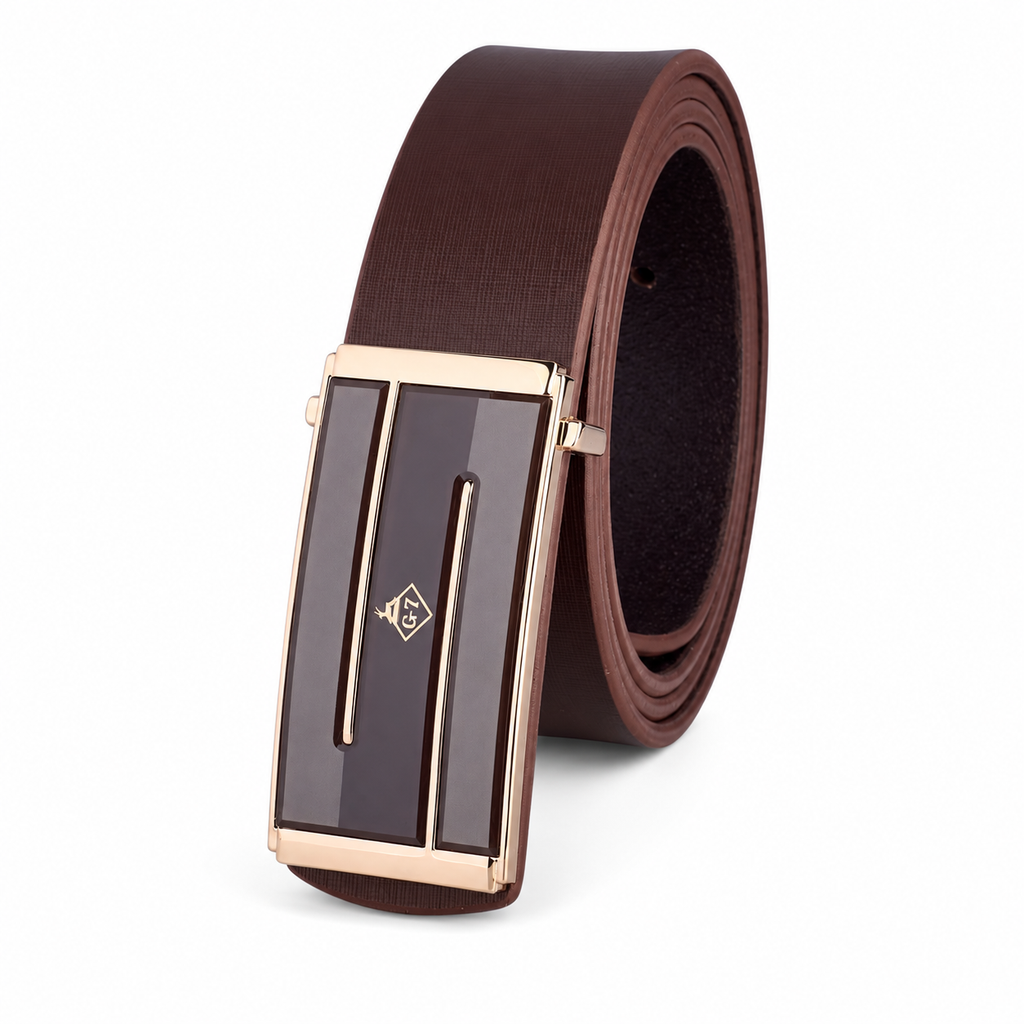 G7 JAX MEN'S BROWN LEATHER BELT FOR MEN