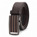 G7 ZIKO BROWN LEATHER AUTOLOCK NO HOLE BELT
