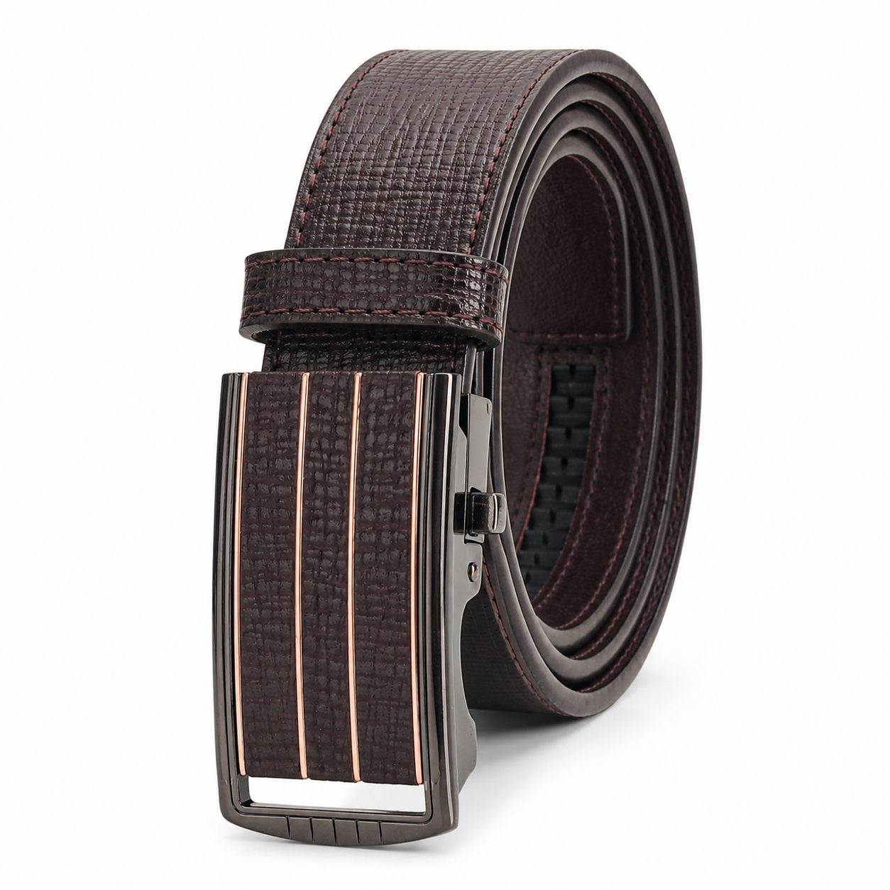 G7 ZIKO BLACK LEATHER AUTOLOCK NO HOLE BELT