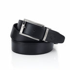 G7 OLIVER MEN'S BLACK PU LEATHER BELT FOR MEN