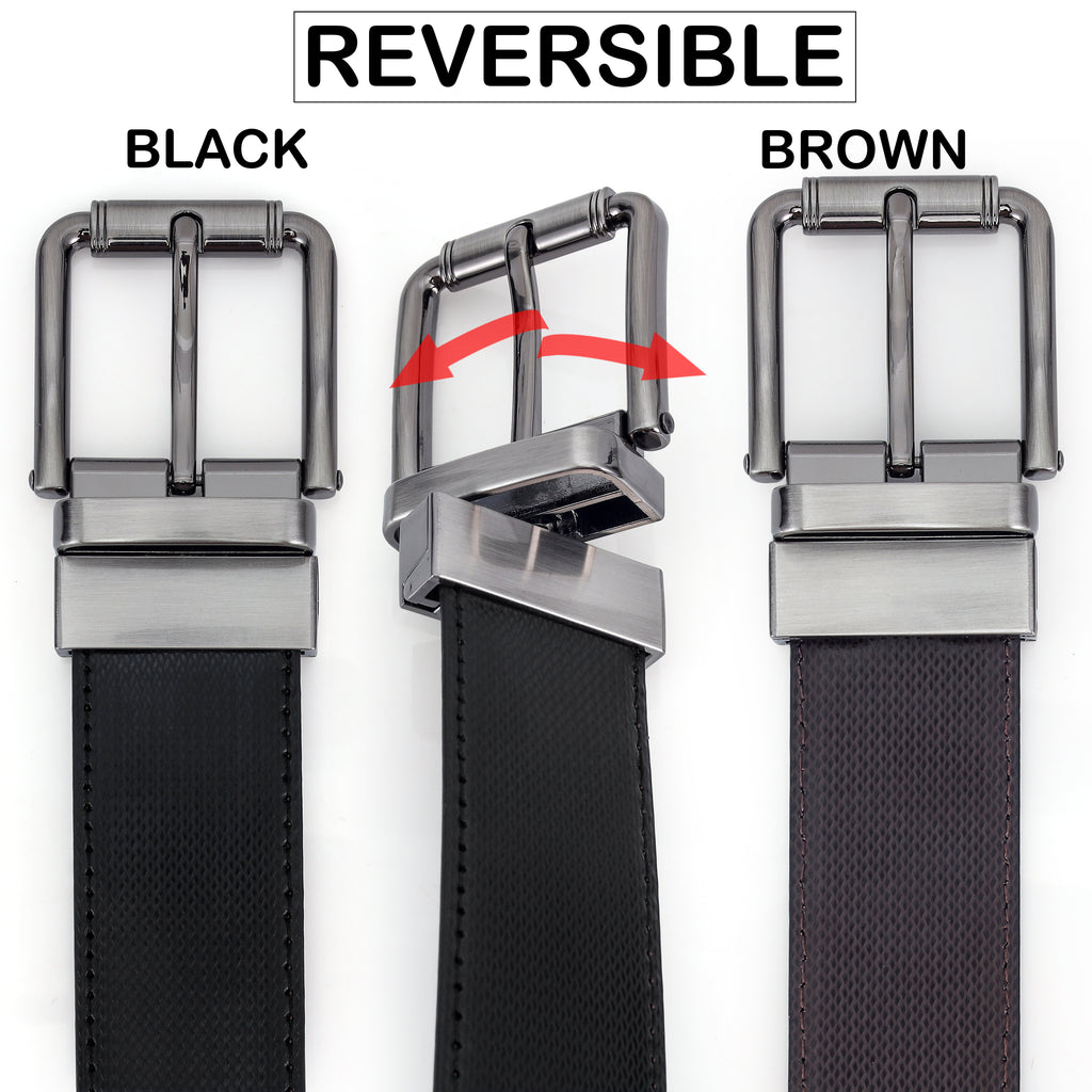 G7 RORY MEN'S BLACK PU LEATHER BELT FOR MEN