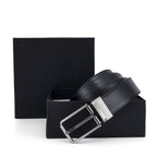 G7 WILLIAM MEN'S BLACK PU LEATHER BELT FOR MEN