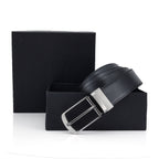 G7 DANIEL MEN'S BLACK PU LEATHER BELT FOR MEN