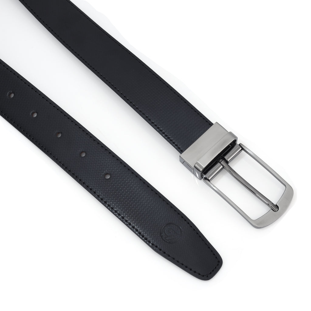 G7 DANIEL MEN'S BLACK PU LEATHER BELT FOR MEN