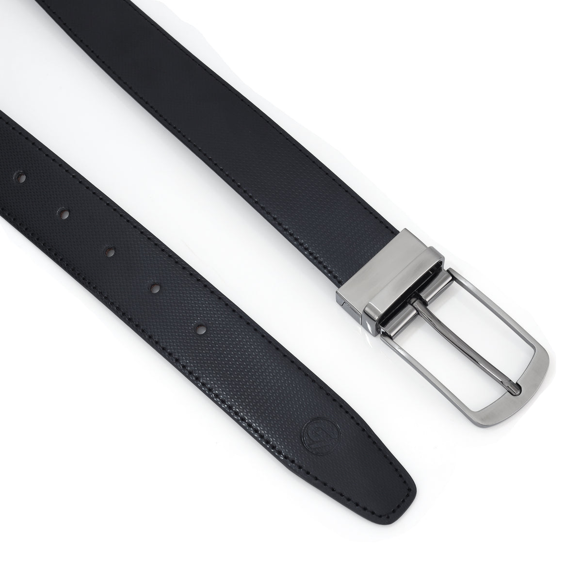 G7 DANIEL MEN'S BLACK PU LEATHER BELT FOR MEN