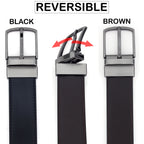 G7 MARK MEN'S BLACK PU LEATHER BELT FOR MEN