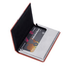 G7 PINACO Stainless Steel Card Holder Wallet WITH PEN