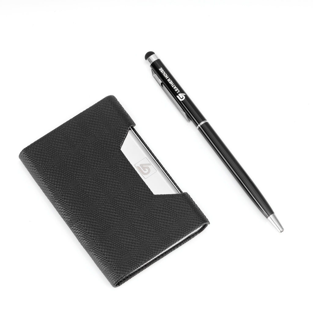 G7 ROCKS Stainless Steel Card Holder Wallet WITH PEN