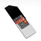G7 EXIVA Stainless Steel Card Holder Wallet WITH PEN