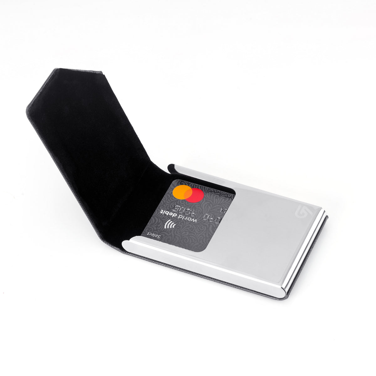 G7 EXIVA Stainless Steel Card Holder Wallet WITH PEN