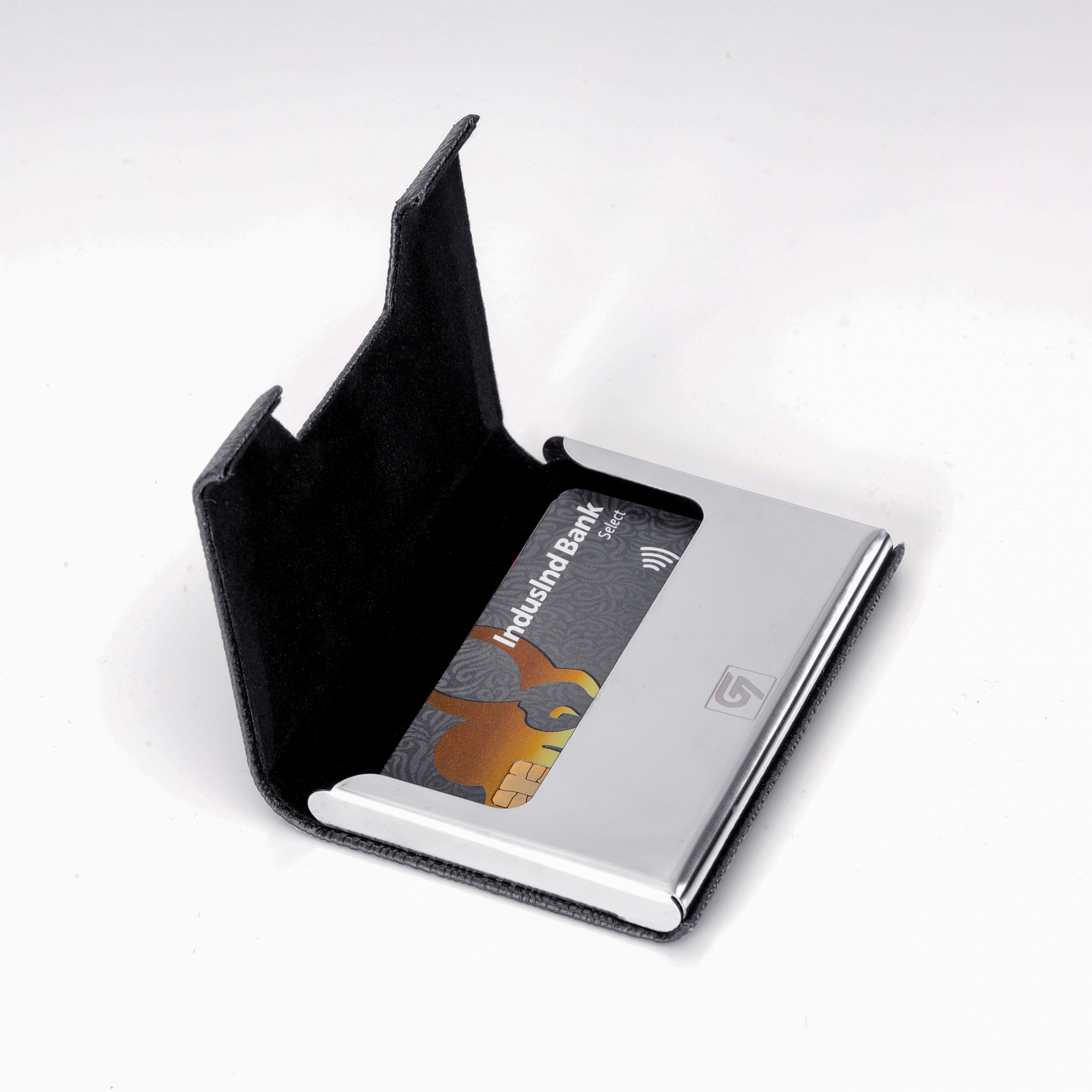 G7 ROCKS Stainless Steel Card Holder Wallet WITH PEN