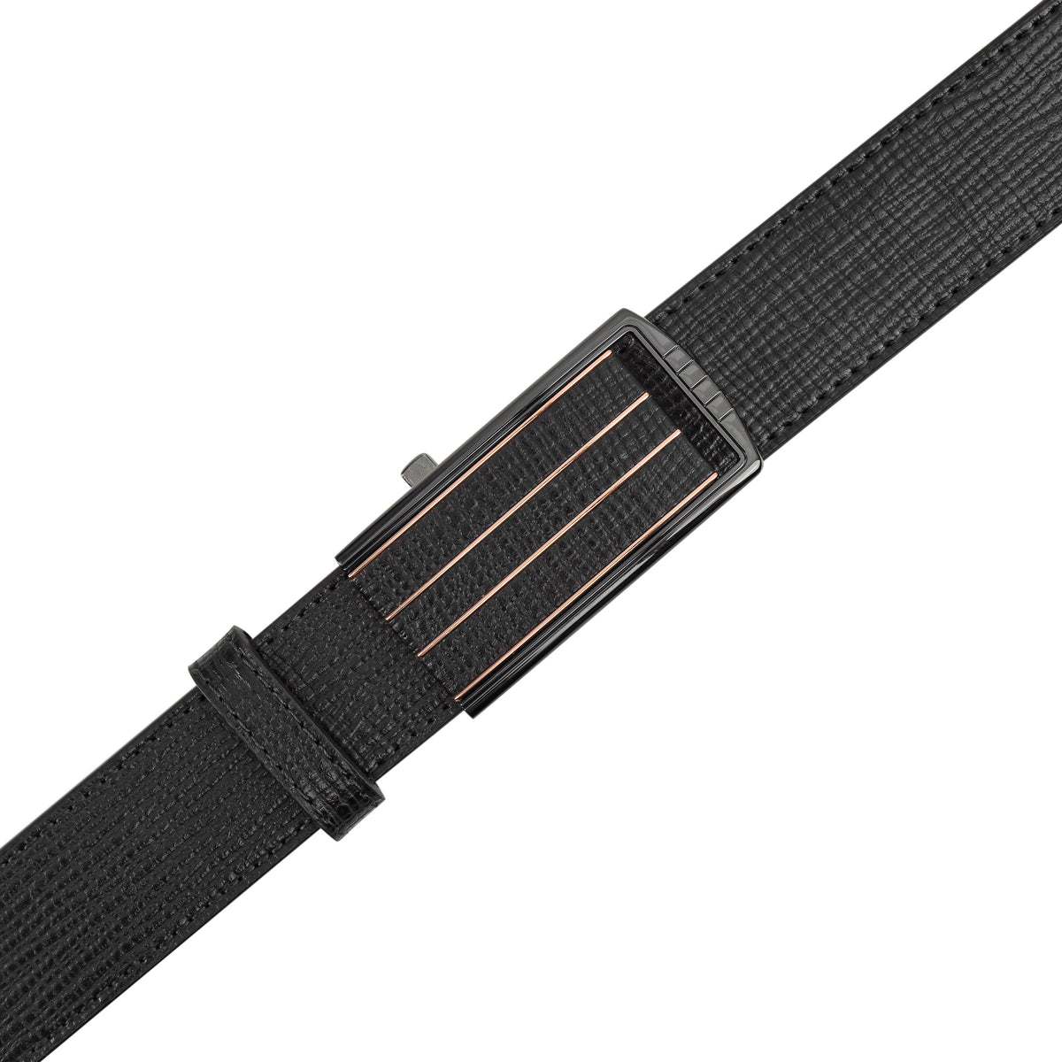 G7 ZIKO BLACK LEATHER AUTOLOCK NO HOLE BELT