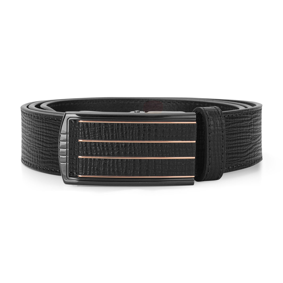 G7 ZIKO BLACK LEATHER AUTOLOCK NO HOLE BELT